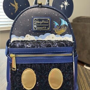 Loungefly Disney Parks 50th Anniversary Mickey Mouse Main Attraction Peter Pans